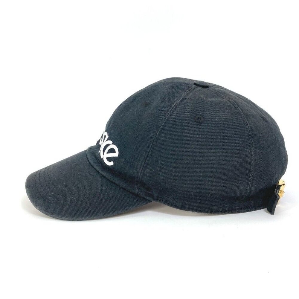 VERSACE logo Hat cap cotton Black/White - Picture 15 of 15